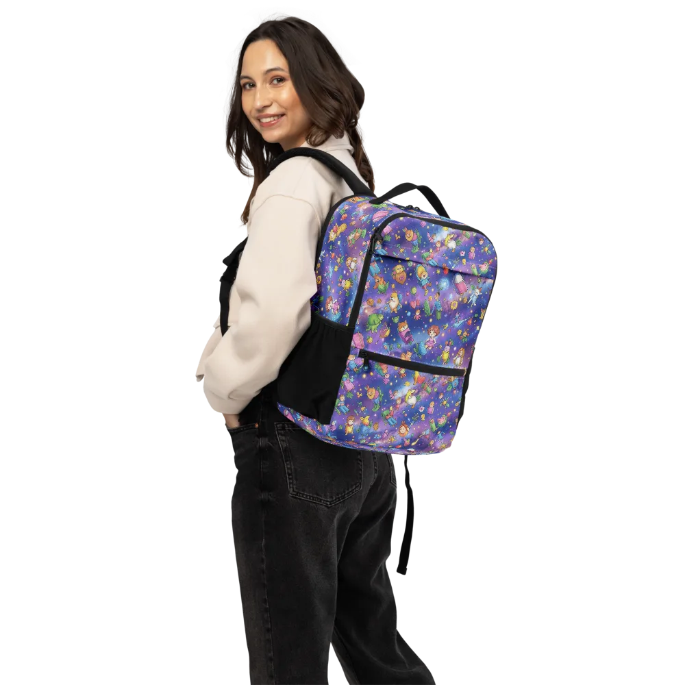 Starry Wonder on Utility Backpack — Back