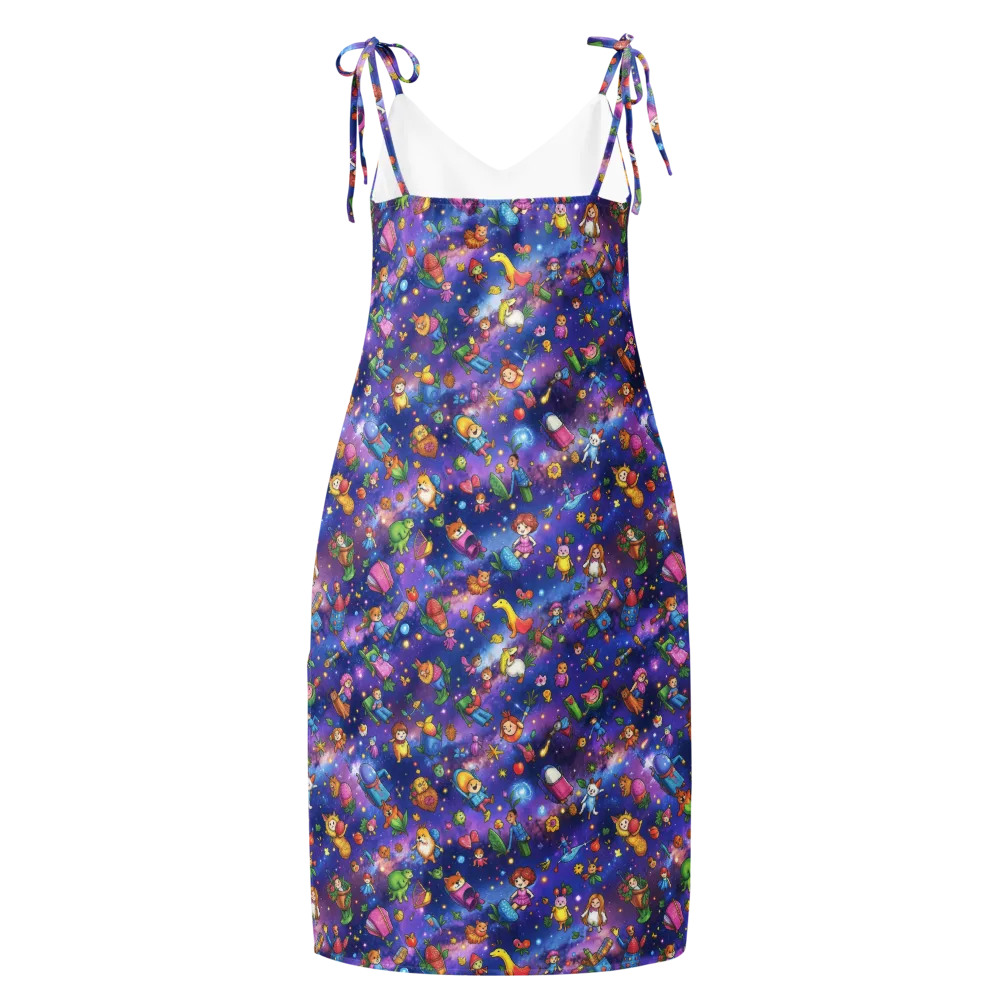 Starry Wonder on Slip Dress — Back