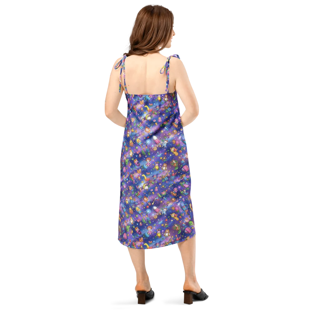 Starry Wonder on Slip Dress — Back
