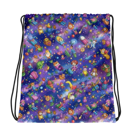 Starry Wonder on a Drawstring Bag