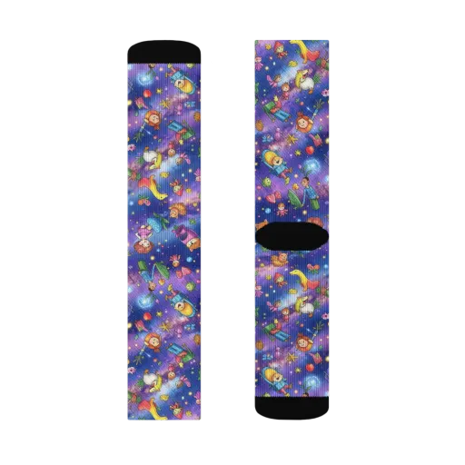 Starry Wonder on a Socks