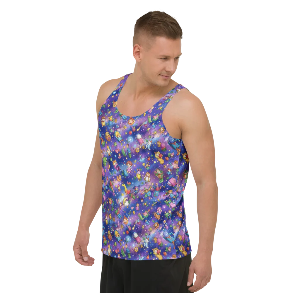 Starry Wonder on Men's Tank Top — Left Front