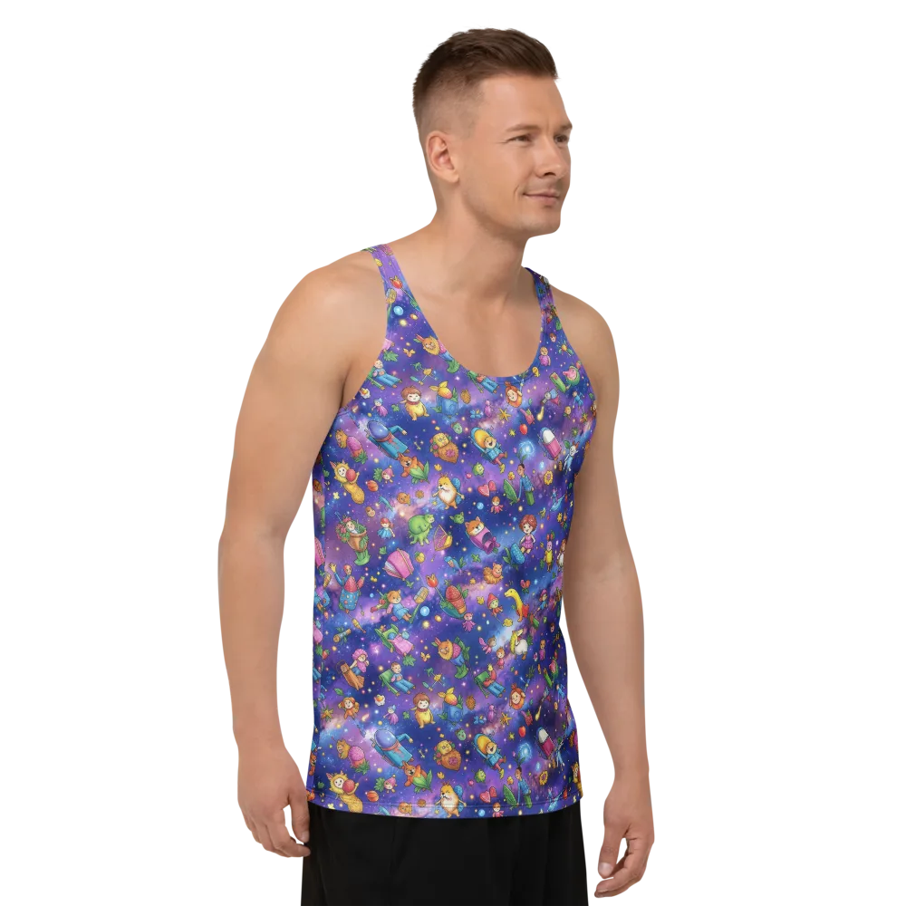 Starry Wonder on Men's Tank Top — Right Front