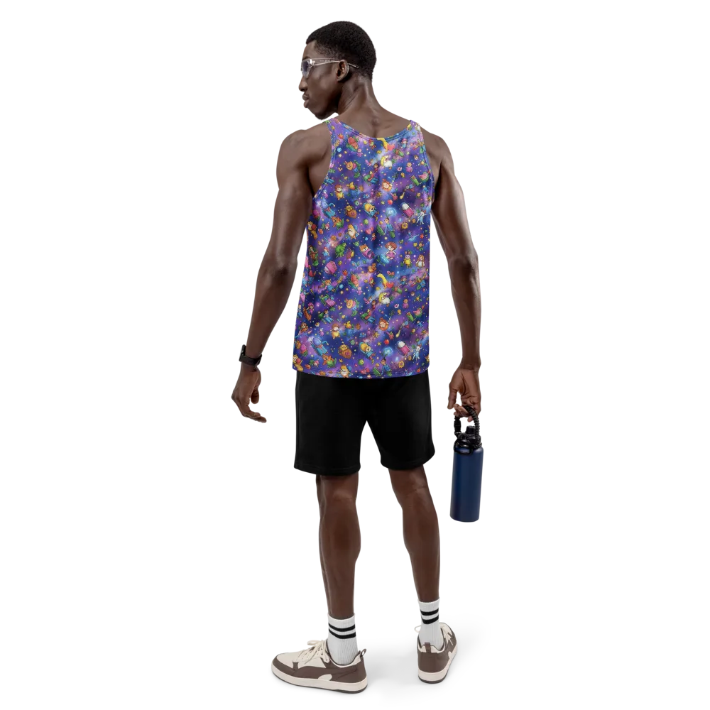 Starry Wonder on Men's Tank Top — Back