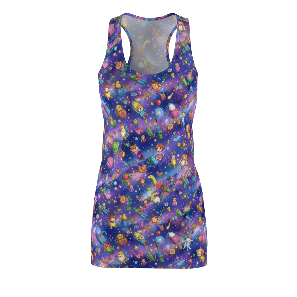 Starry Wonder on Racerback Dress — Front