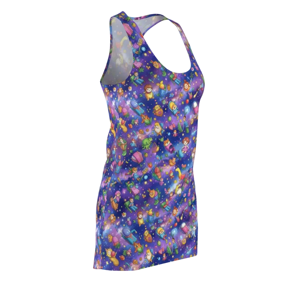 Starry Wonder on Racerback Dress — Front Side