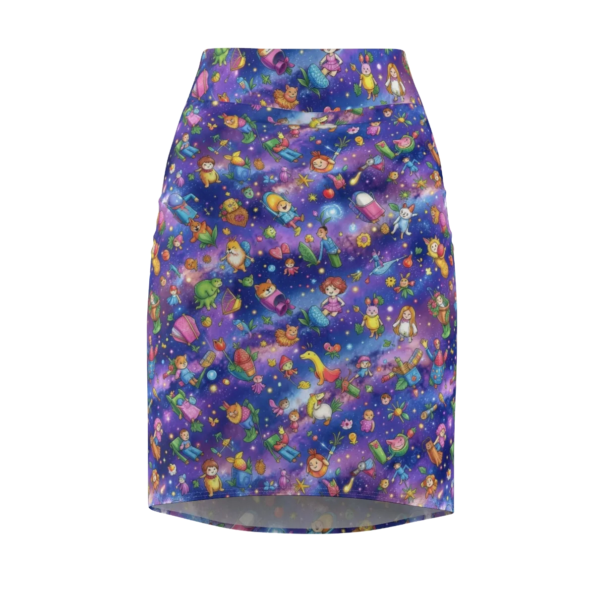 Starry Wonder on Pencil Skirt — Front