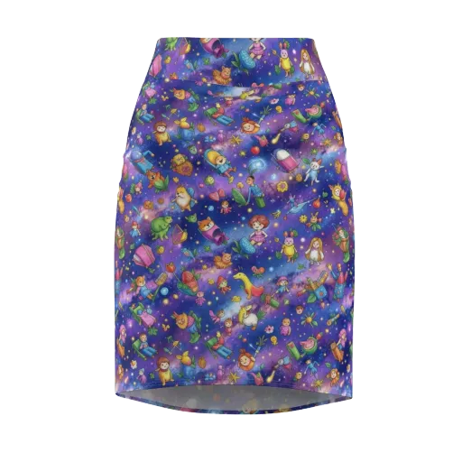 Starry Wonder on a Pencil Skirt
