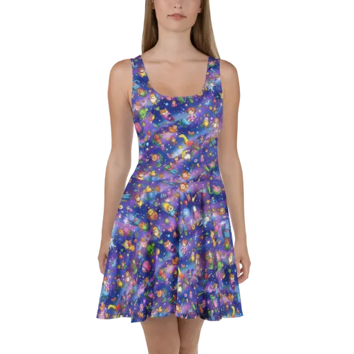 Starry Wonder on a Skater Dress