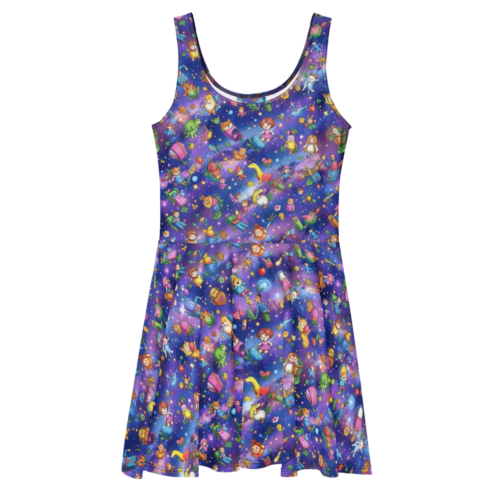 Starry Wonder on Skater Dress — Front