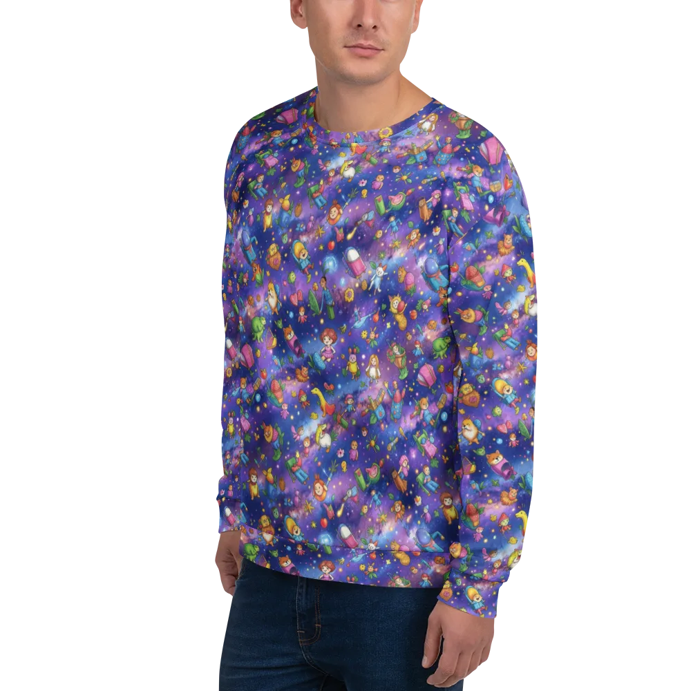 Starry Wonder on Sweatshirt — Left Front