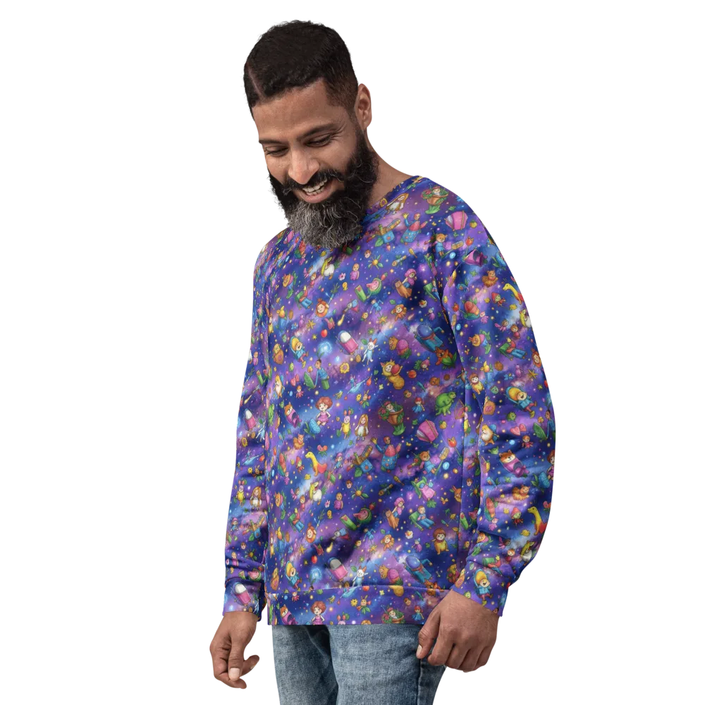 Starry Wonder on Sweatshirt — Left Front