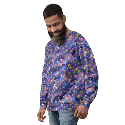 Starry Wonder on a Sweatshirt