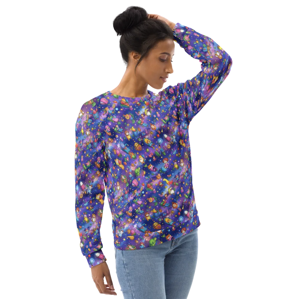 Starry Wonder on Sweatshirt — Right Front