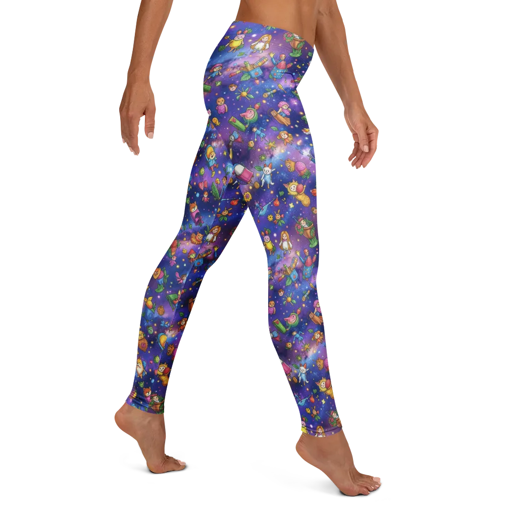 Starry Wonder on Leggings — Right