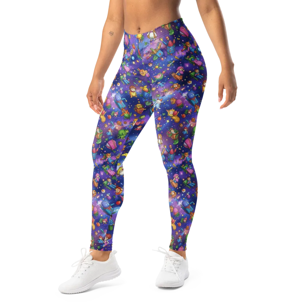 Starry Wonder on Leggings — Left Front