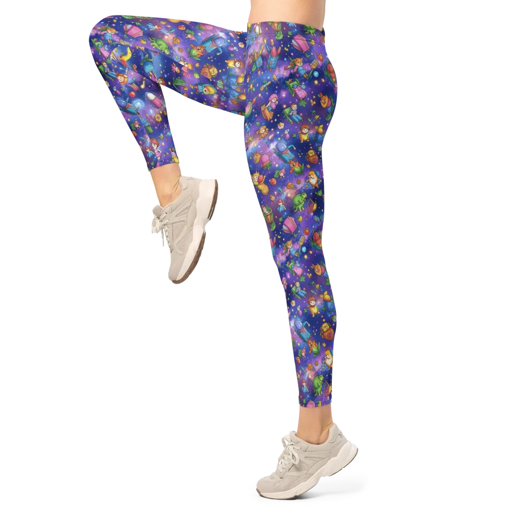 Starry Wonder on Leggings — Left