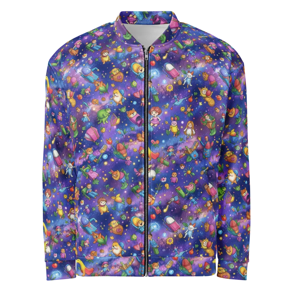 Starry Wonder on Bomber Jacket — Front