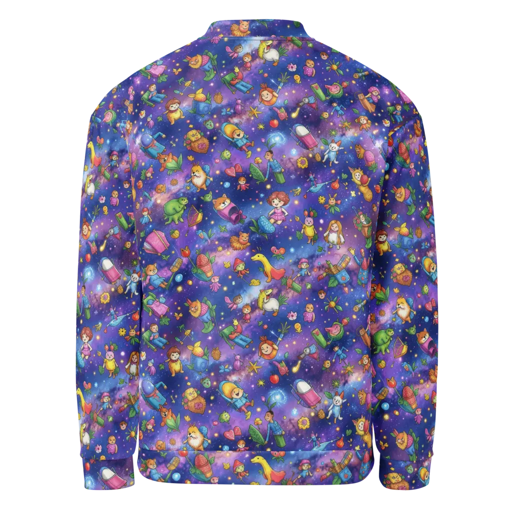 Starry Wonder on Bomber Jacket — Back