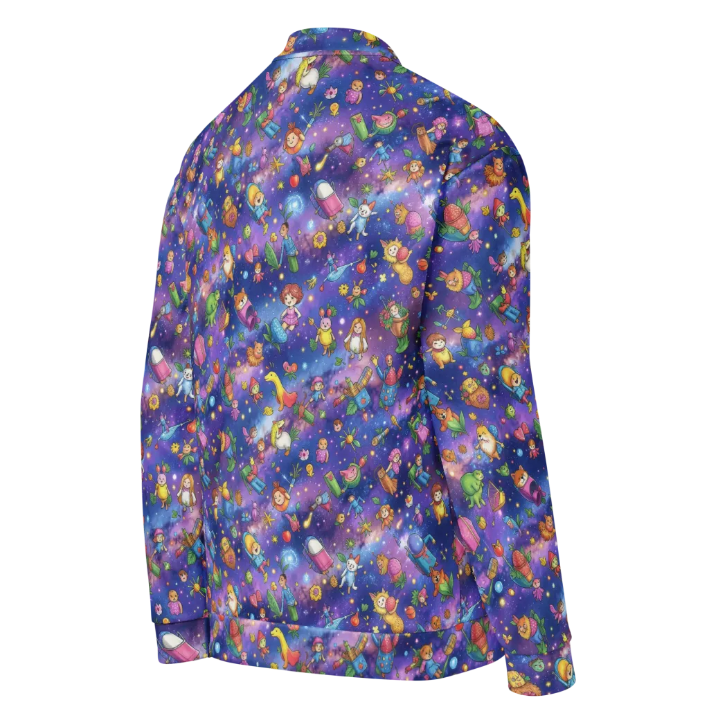 Starry Wonder on Bomber Jacket — Right Back