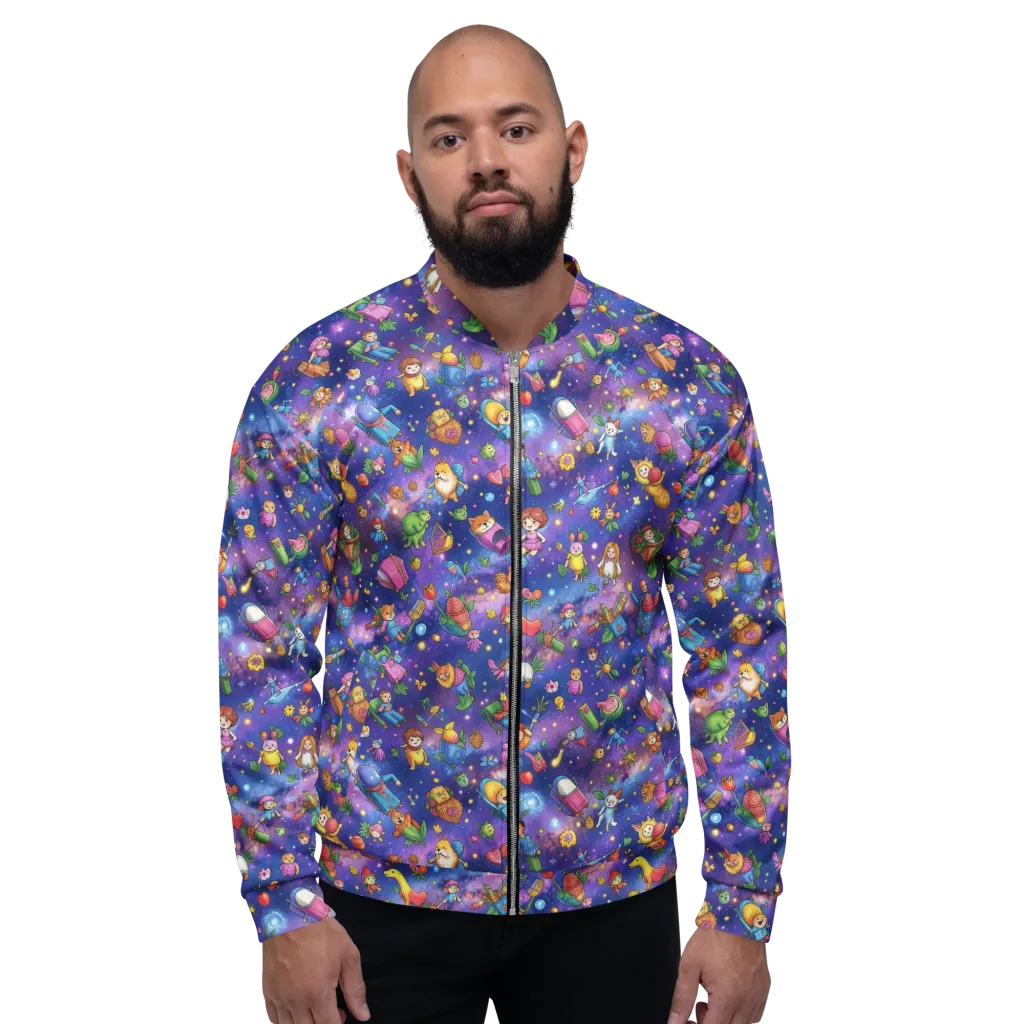 Starry Wonder on Bomber Jacket — Front
