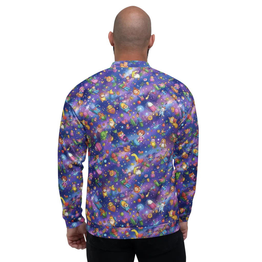 Starry Wonder on Bomber Jacket — Back