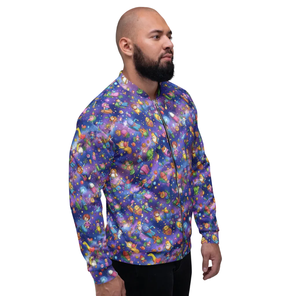 Starry Wonder on Bomber Jacket — Right