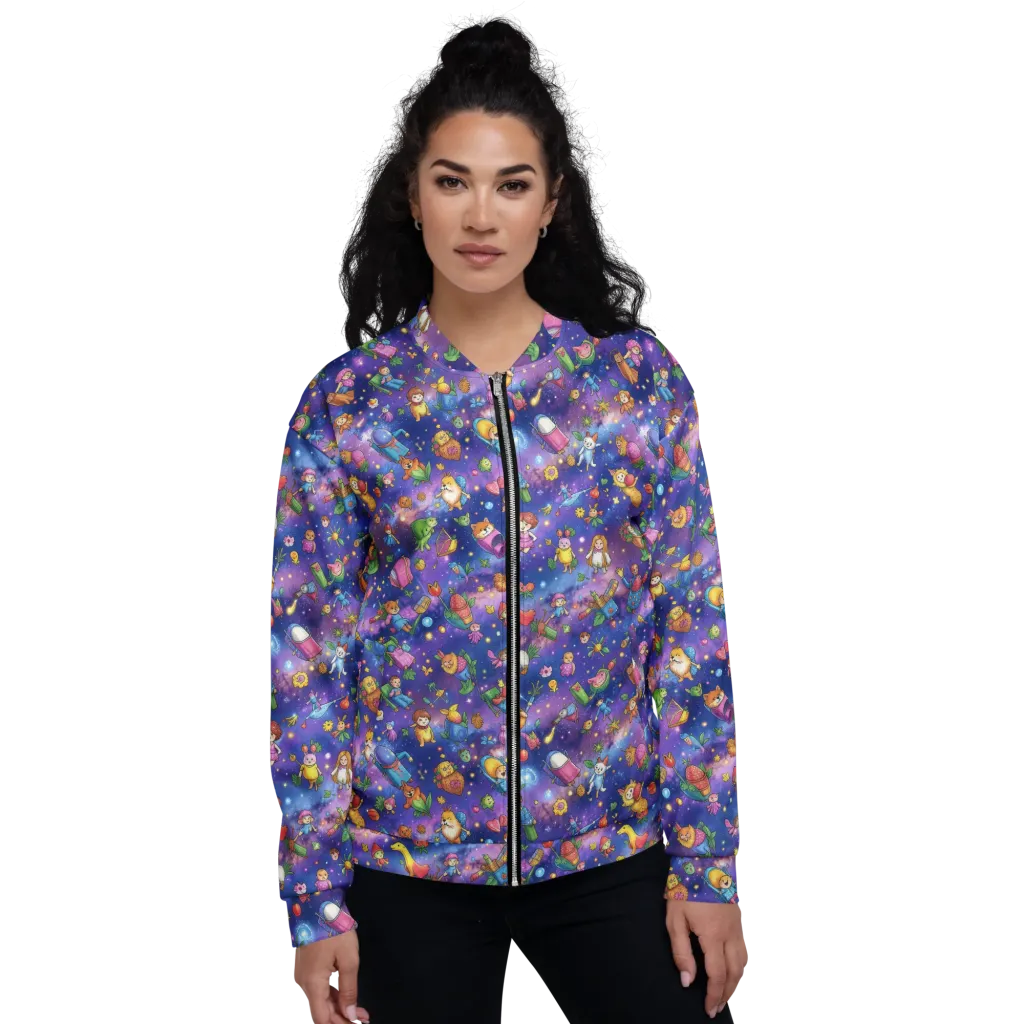 Starry Wonder on Bomber Jacket — Front