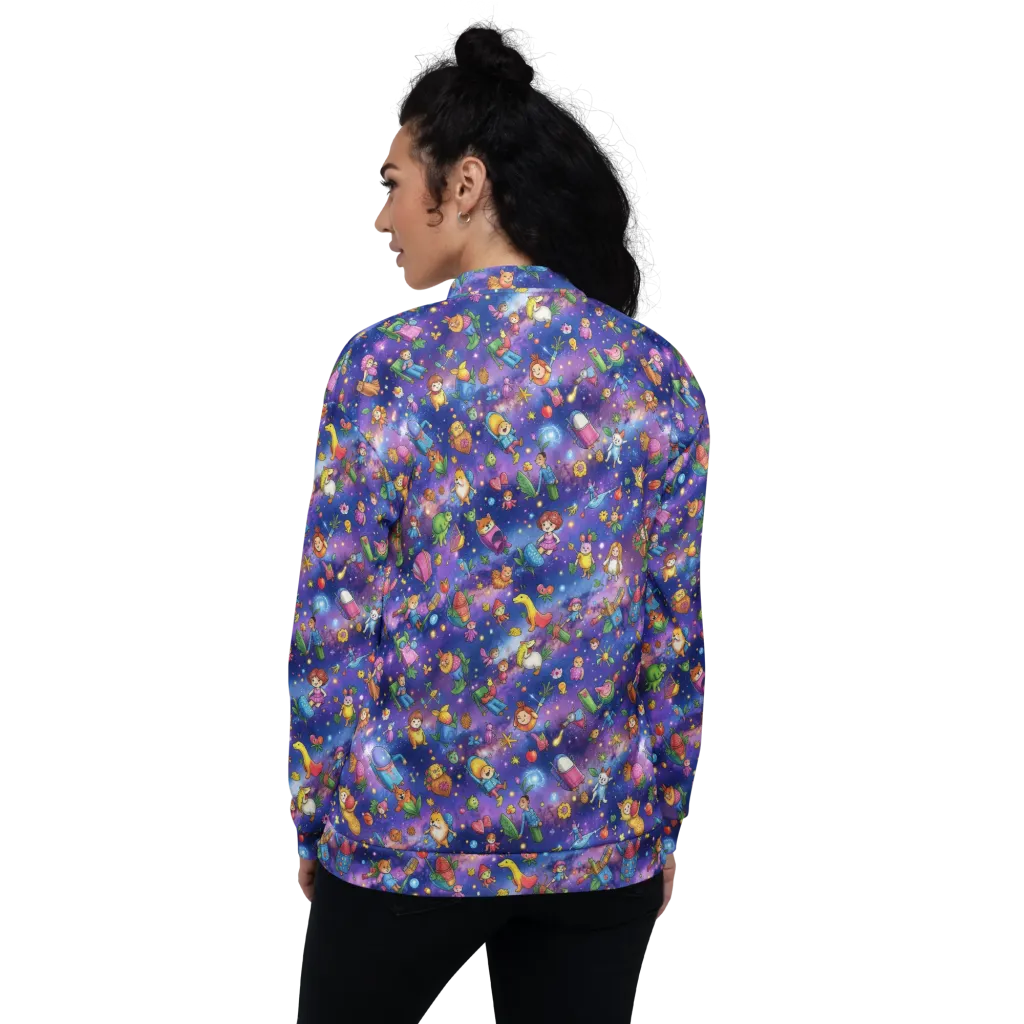 Starry Wonder on Bomber Jacket — Back
