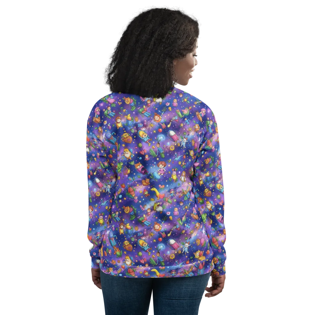 Starry Wonder on Bomber Jacket — Back