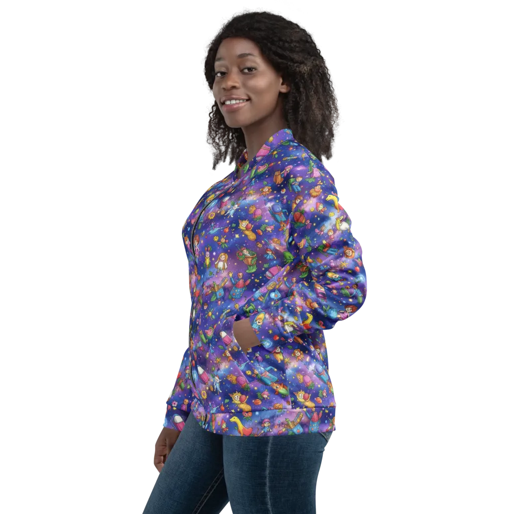 Starry Wonder on Bomber Jacket — Left