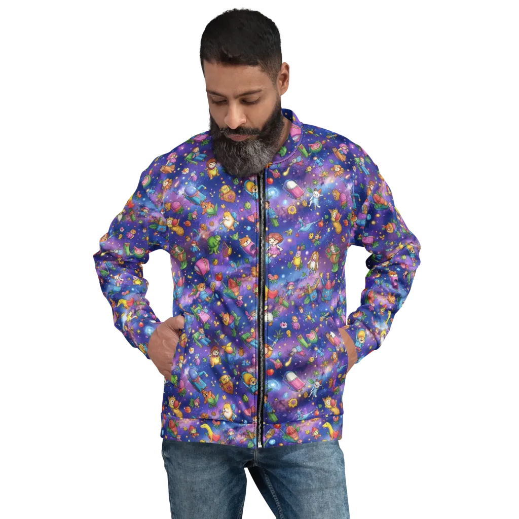 Starry Wonder on Bomber Jacket — Front