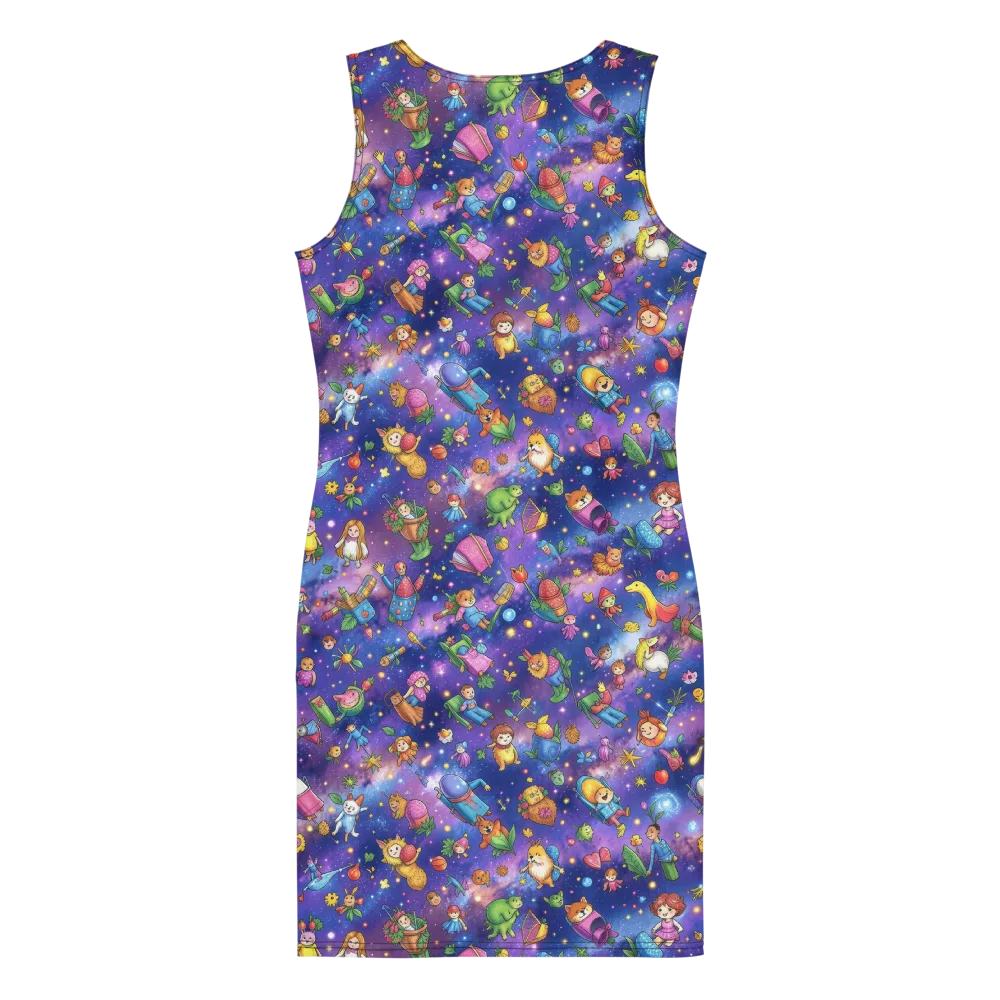 Starry Wonder on Bodycon Dress — Back