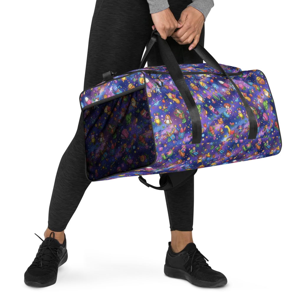 Starry Wonder on Duffle Bag — Right Front