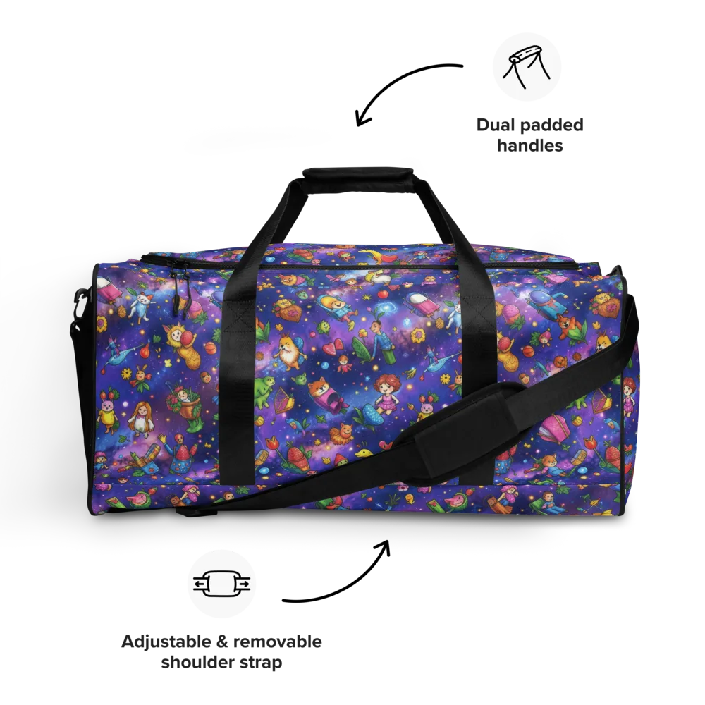 Starry Wonder on Duffle Bag — Front
