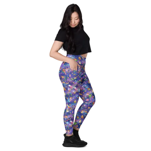 Starry Wonder on a Leggings with Pockets