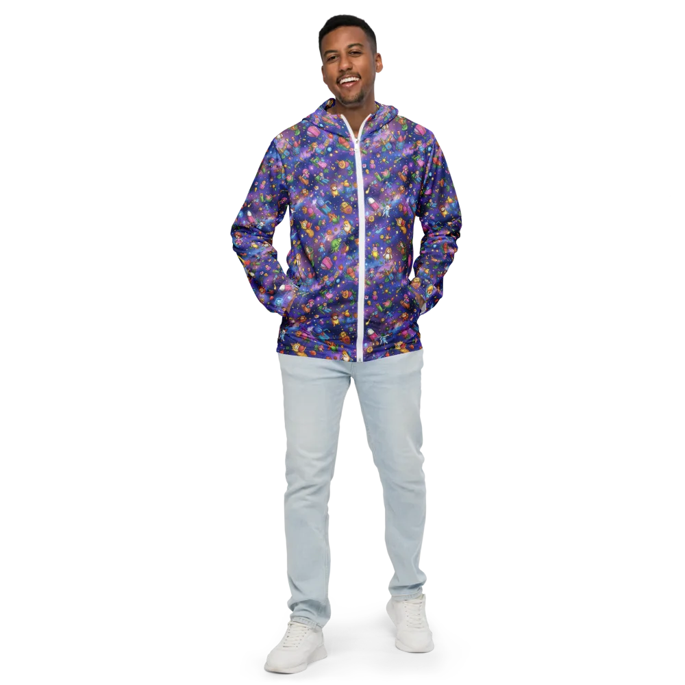Starry Wonder on Men's Windbreaker — Front