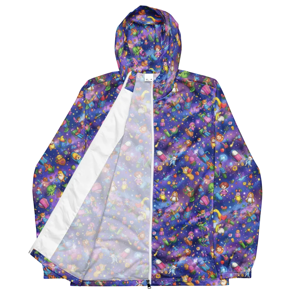 Starry Wonder on Men's Windbreaker — Front