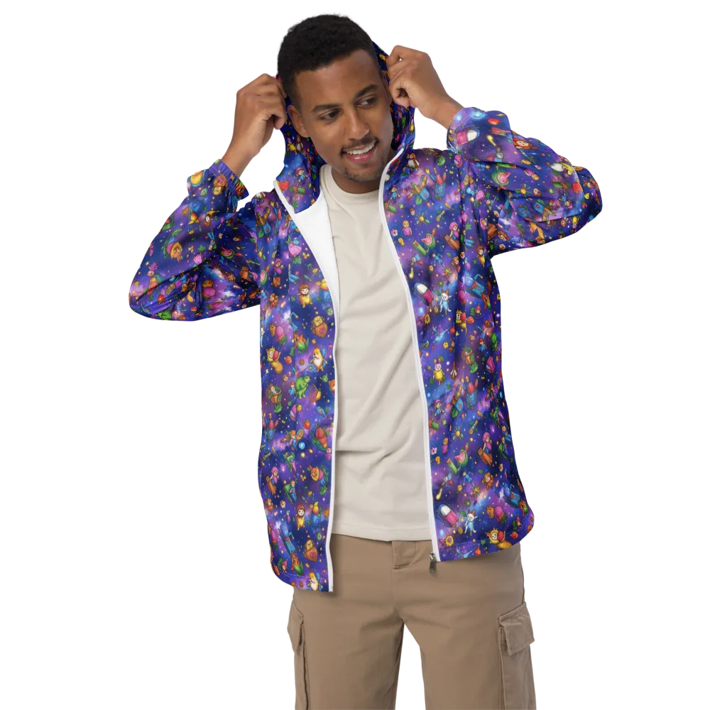 Starry Wonder on Men's Windbreaker — Front