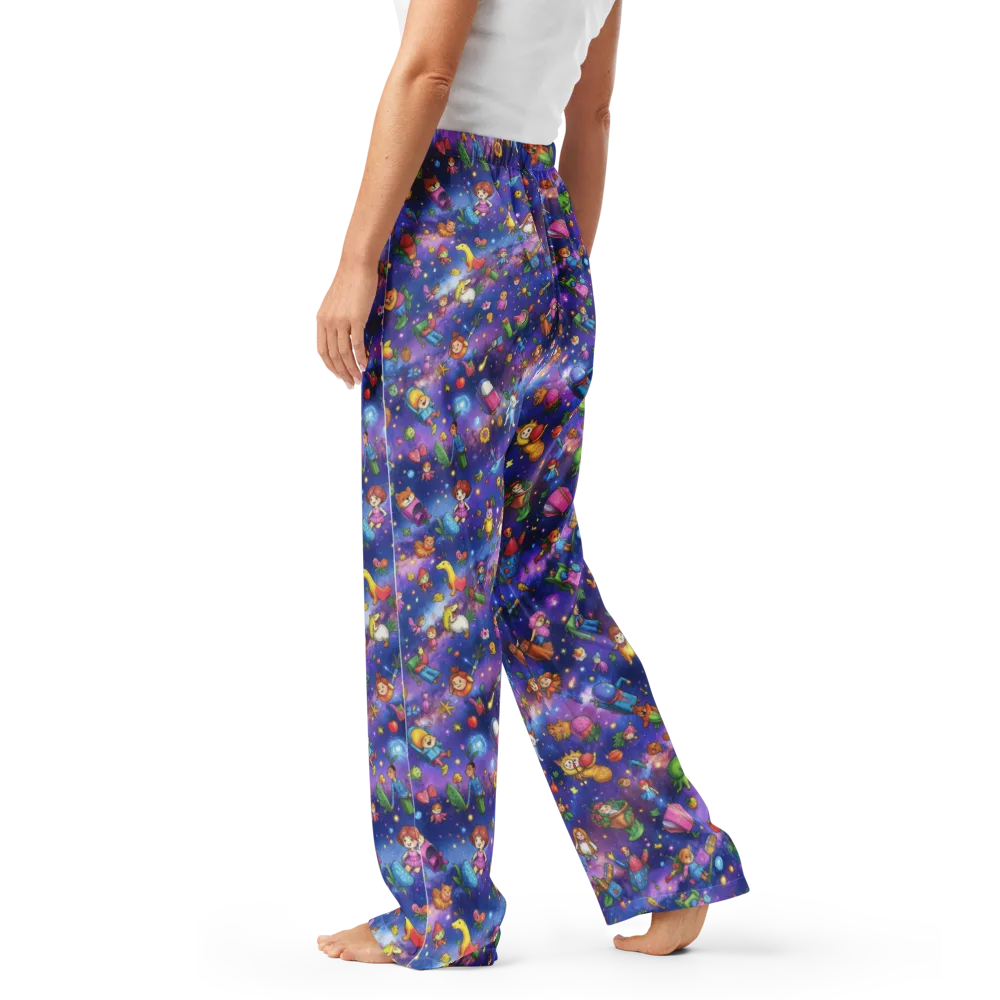Starry Wonder on Women's Pajama Pants — Left