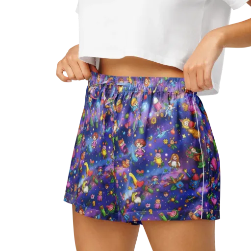Starry Wonder on a Women's Pajama Shorts