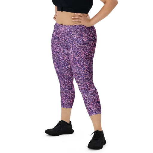 Ethereal Etch on a Capri Leggings