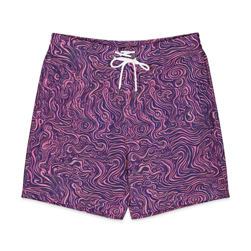 Ethereal Etch on Men's Board Shorts — Front