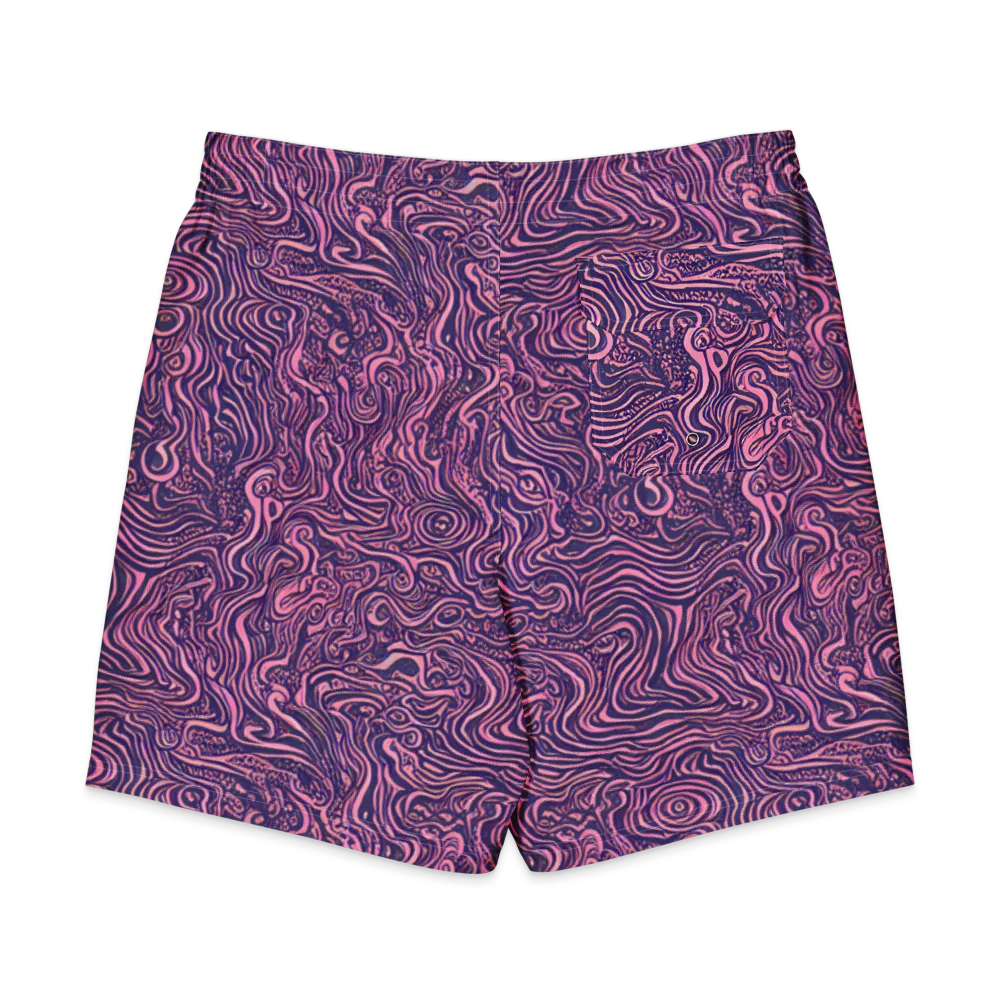 Ethereal Etch on Men's Board Shorts — Back