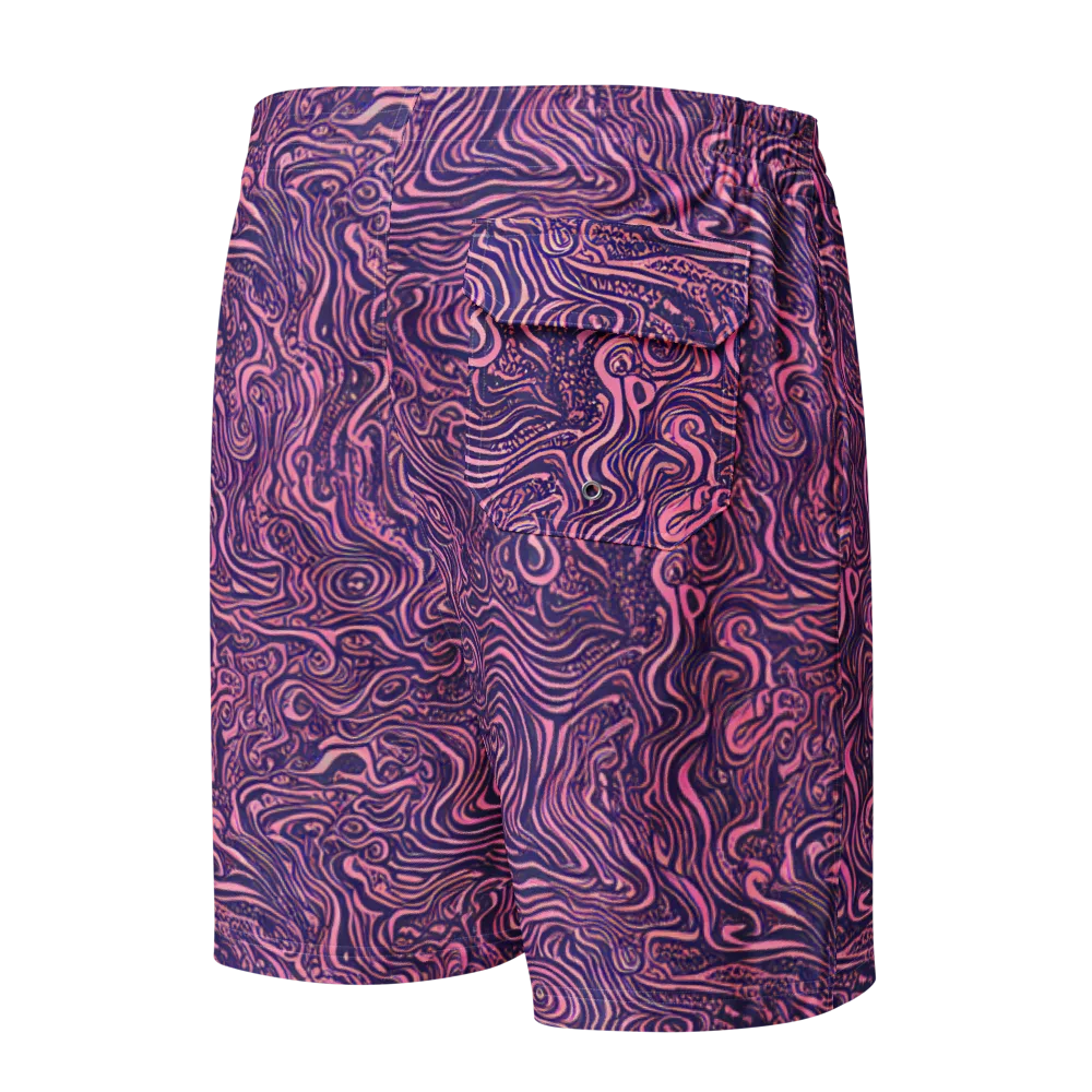 Ethereal Etch on Men's Board Shorts — Back