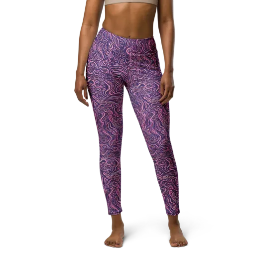 Ethereal Etch on a Yoga Leggings