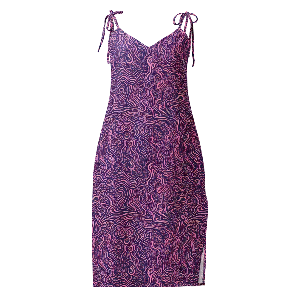 Ethereal Etch on Slip Dress — Front
