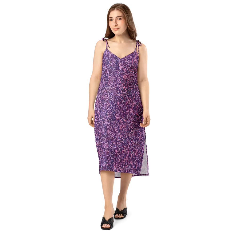 Ethereal Etch on Slip Dress — Front