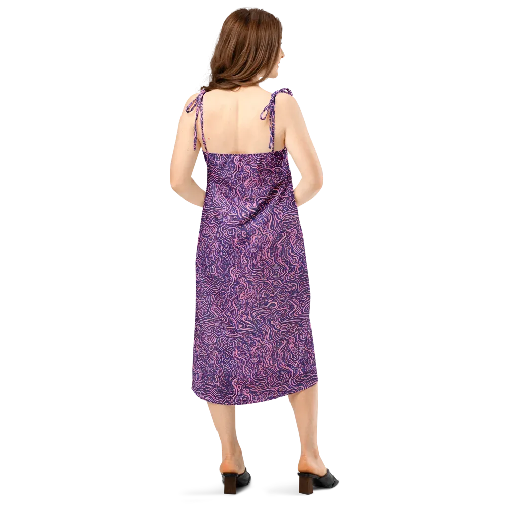 Ethereal Etch on Slip Dress — Back