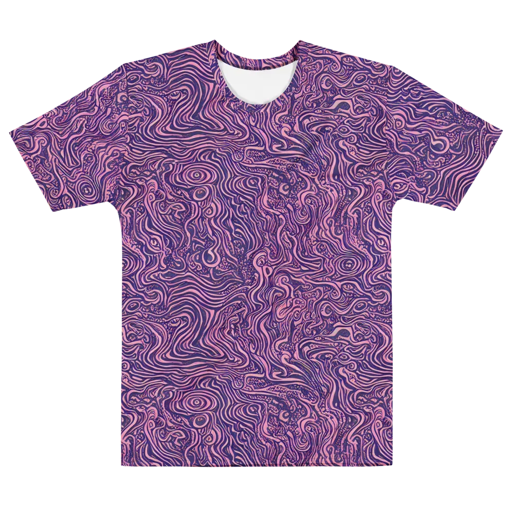 Ethereal Etch on Men's Cotton Crew Neck T-Shirt — Front